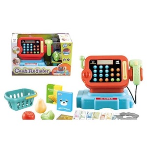 Kasa sklepowa z kalkulatorem i akcesoriami