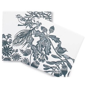 Kate Heiss Podkładki pod kubek granatowe 2szt