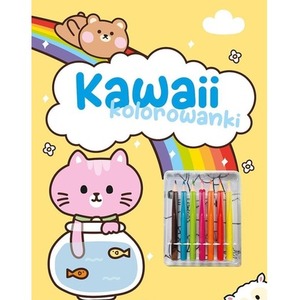 Kawaii kolorowanki żółta