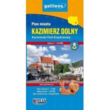 Kazimierz Dolny plan miasta 1:10 000