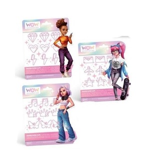 Klipsy do zeszytów WOW 9szt