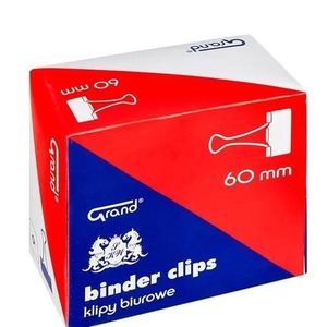 Klipy biurowe 60mm 6szt GRAND