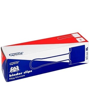 Klipy biurowe XL 60mm 2szt GRAND