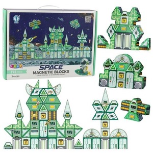 Klocki agnetyczne kosmos 172el