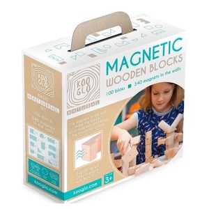 Klocki drewniane Mega Natural 100szt