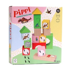 Klocki drewniane Pippi