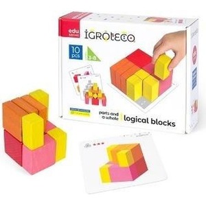 Klocki drewnianie Bloki 10el