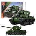 Klocki konstrukcyjne czołg Sherman M4A3E8 1:30