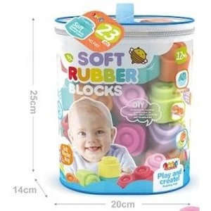 Klocki miękkie 23szt