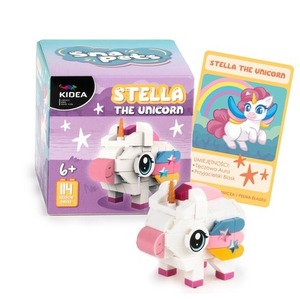 Klocki Snapets Jednorożec biały Kidea