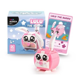 Klocki Snapets Królik różowy Kidea