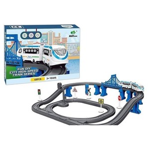 Kolejka na baterie ze światłem i dźwiękiem 68el