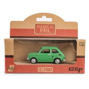 Kolekcja PRL Fiat 126p zielony