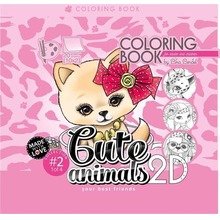 Kolorowanka antystresowa 200x200 Cute animals 2