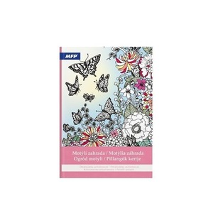 Kolorowanka antystresowa ogród motyli