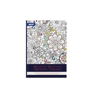 Kolorowanka antystresowa sztuka kwiatowa