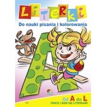 Kolorowanka Literki do nauki pisania i kolorowania od A do L  (A4, 16 str.)