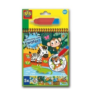 Kolorowanka wodna z pędzelkiem