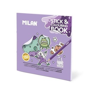 Kolorowanka z naklejkami Alien Invasion MILAN