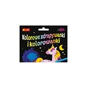 Kolorowe zdrapywanki i kolorowanki Jednorożec i przyjaciele