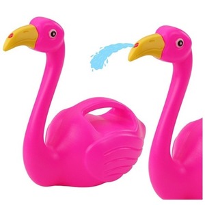 Konewka do podlewania plastikowa Flaming różowy