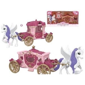 Konik pegaz z karocą