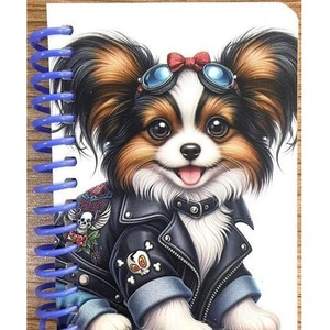 Kołonotatnik ozdobny A7/64K gładki Pies