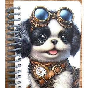 Kołonotatnik ozdobny A7/64K gładki Pies