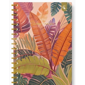 Kołonotatnik ozdobny B5/160K kratka Dżungla