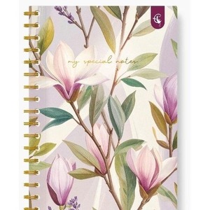 Kołonotatnik ozdobny B5/160K kratka Magnolia