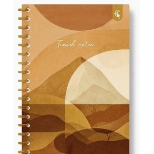 Kołonotatnik ozdobny B5/160K kratka Podróże