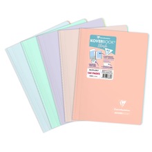 Kołozeszyt A4 80K kratka Koverbook BLUSH PP 1 sztuka mix kolorów