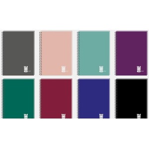 Kołozeszyt A5/100K kratka UV One Color (5szt)