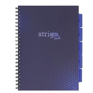 Kołozeszyt Pads A4/100K kratka Basic granatowy