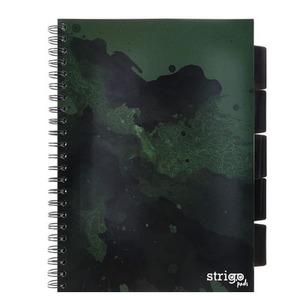 Kołozeszyt Pads A4/100K kratka Fusion ciemnozielon