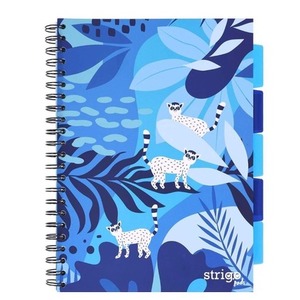 Kołozeszyt Pads A4/100K kratka Jungla niebieski