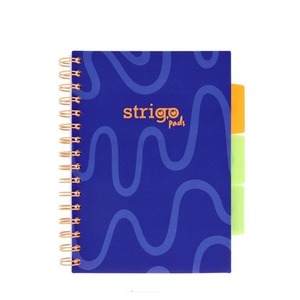 Kołozeszyt Pads A5/100K linia Neon granatowy