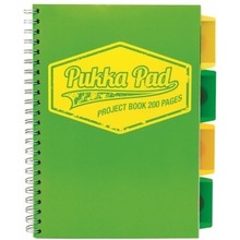 Kołozeszyt Pukka Pad B5 Project Book Neon zielony