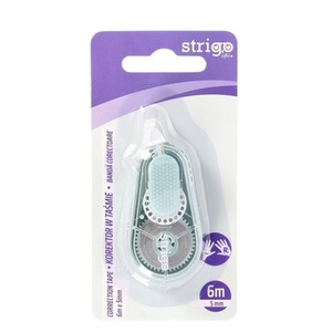 Korektor w taśmie 5mmx6m zielony STRIGO