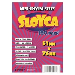 Koszulki Mini Special 51x76mm (100szt) SLOYCA