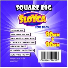 Koszulki Square Big 80x80mm (100szt) SLOYCA