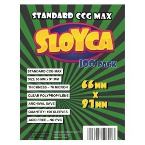 Koszulki Standard CCG MAX 66x91mm (100szt) SLOYCA