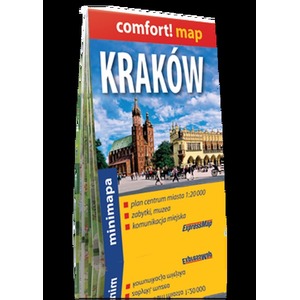 Kraków - plan Centrum 1:20 000 (laminat, MINI), Nowy
