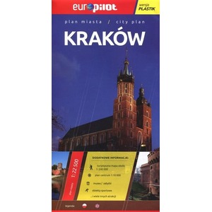 Kraków. Plan Miasta EuroPilot plastik