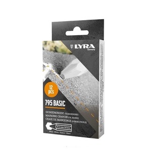 Kredka lubryka woskowa Economy 795 biała (12szt)