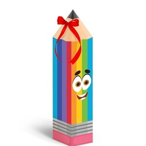 Kredka rożek obfitości na słodycze - tęczowa 2szt