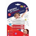 Kredki do twarzy 4x2g biało-czerwone