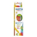 Kredki Mega Fluo 6 kolorów GIOTTO