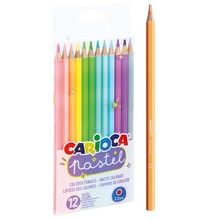 Kredki ołówkowe Carioca pastelowe 12 kolorów