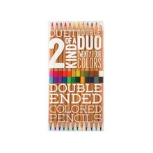 Kredki ołówkowe Duet 12=24 kolory